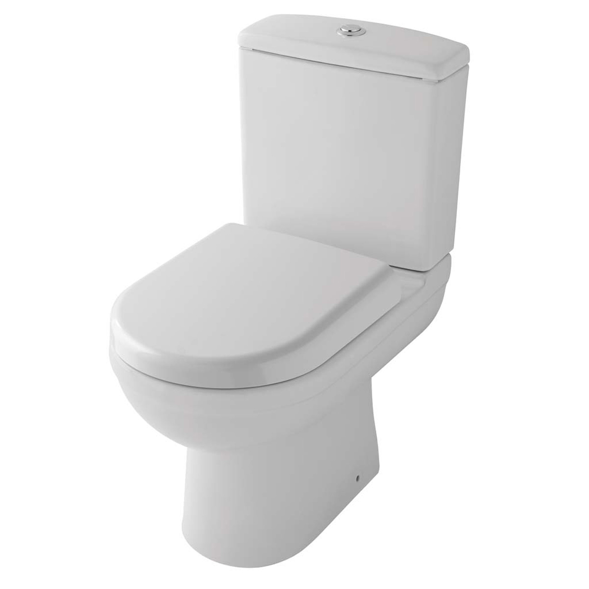 Eastbrook Dura toiletpot met vortex spoeling wit glans