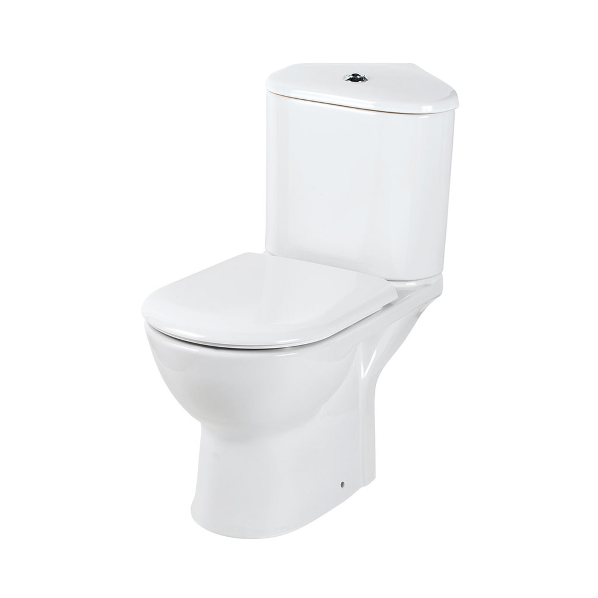 Eastbrook Kompact toiletpot wit glans
