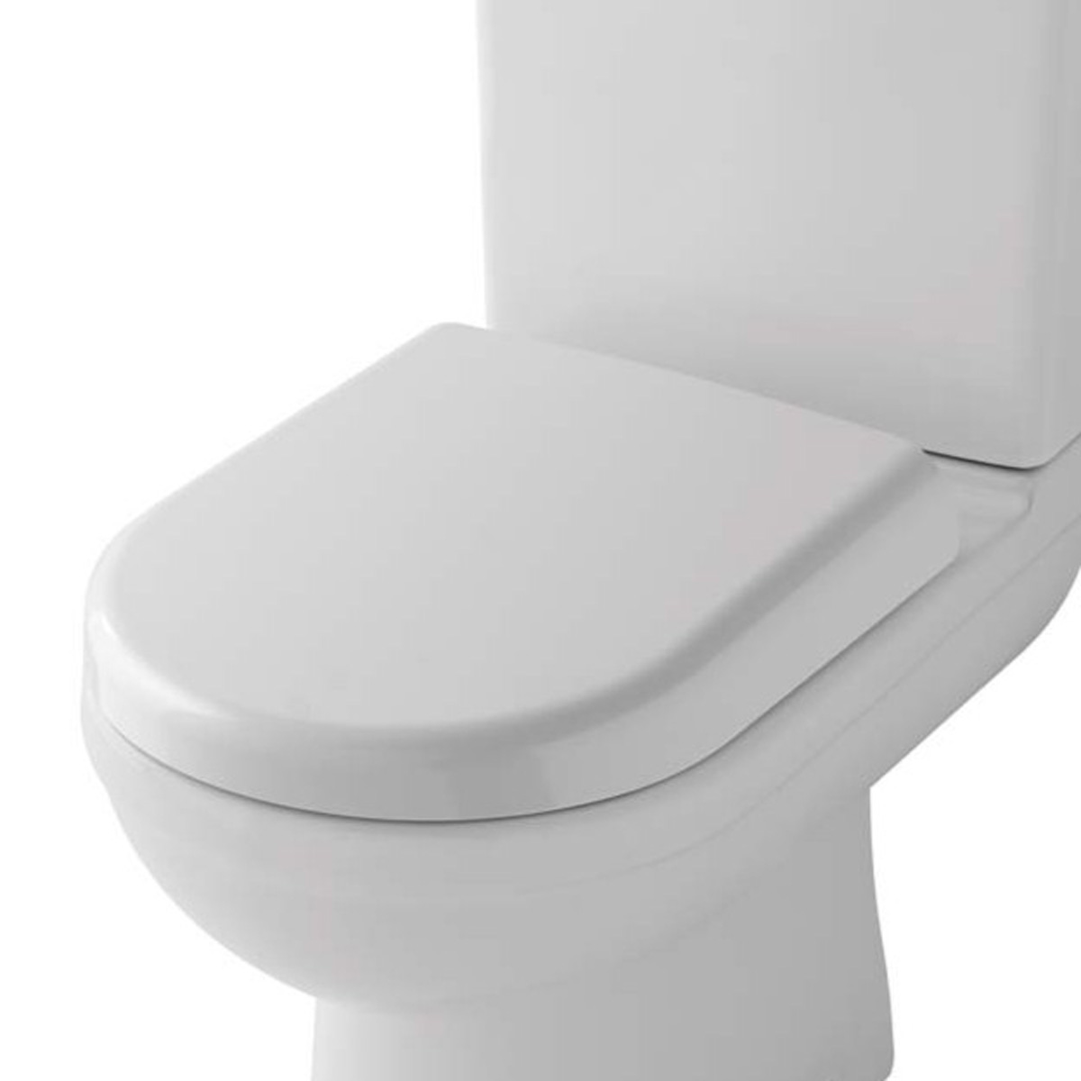 Eastbrook Dura toiletzitting wit glans