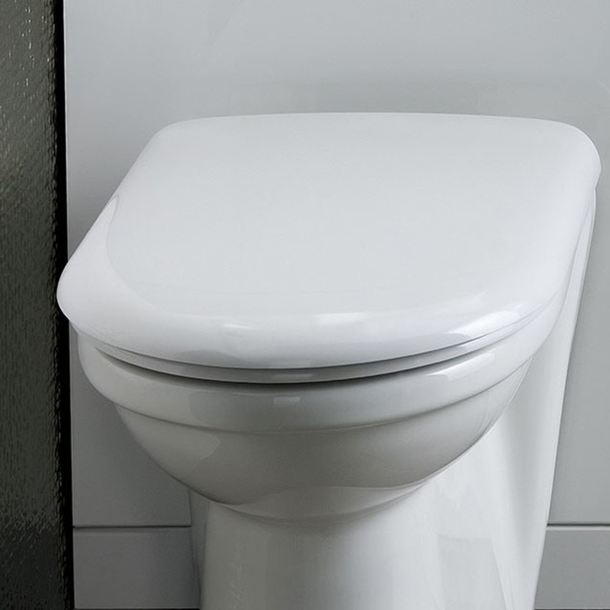 Eastbrook Kompact softclose toiletzitting wit glans
