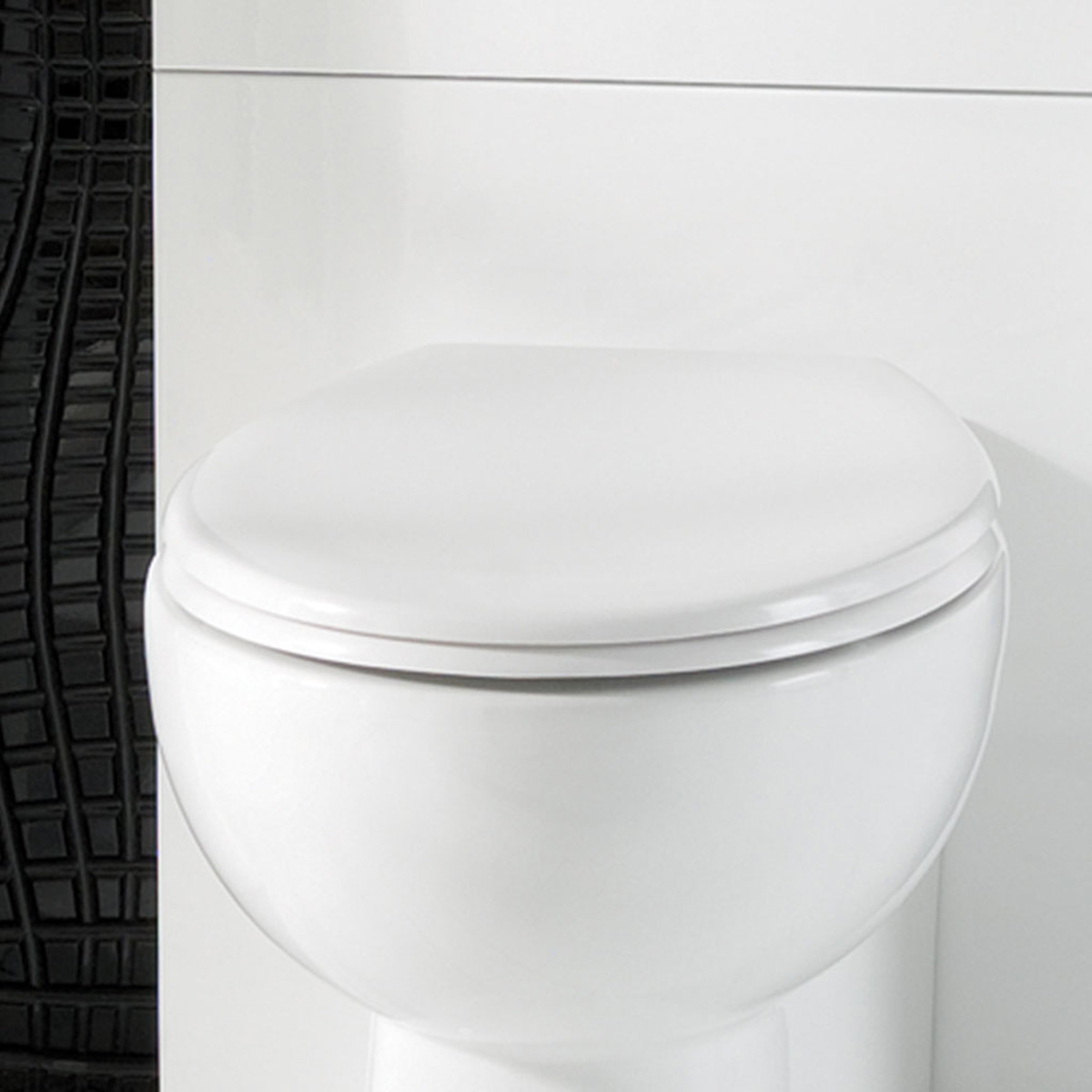 Eastbrook Rhone softclose toiletzitting wit glans