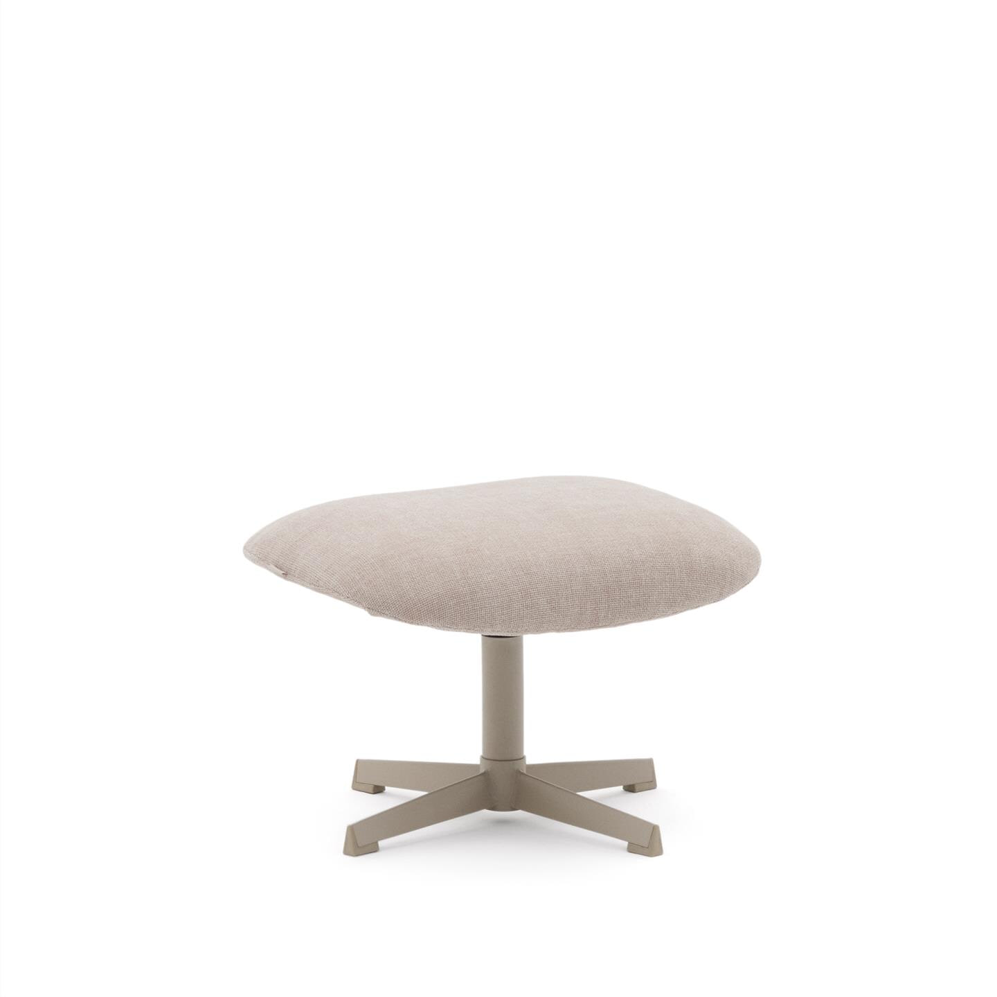 Kave Home Hocker Jaspe Structuurstof - Beige