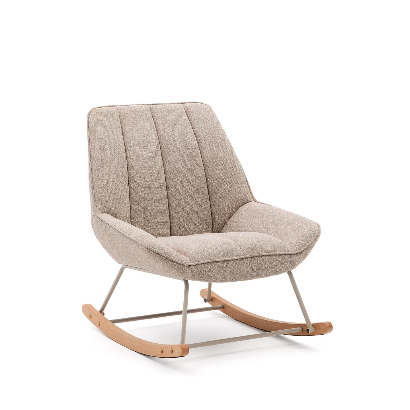 Kave Home Schommelstoel Marlina Chenille - Beige