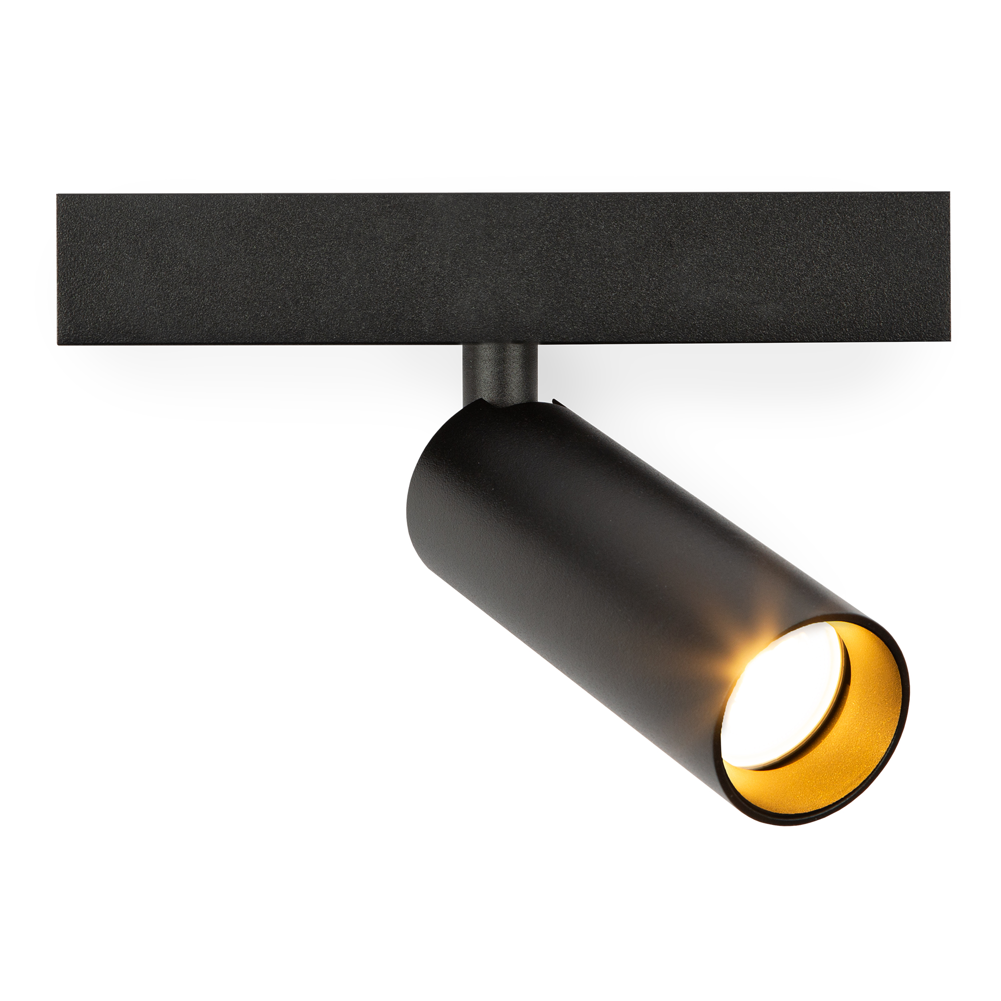 KS Verlichting Vigo 1 Opbouwspot Zwart