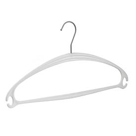 Weber Kleiderbügel Kunststof kleerhanger Rudolf Weber KG Vega, hangerdikte 12 mm, draaibare haak, 10 stuks, wit