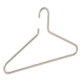 Weber Kleiderbügel Draad kleerhanger Rudolf Weber KG Ageless, ø 8 mm, ronde uiteinden, mat vernikkeld staal, 4 stuks