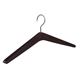 Weber Kleiderbügel Houten kleerhanger Rudolf Weber KG Hout, kleerhanger dikte 22 mm, draaibare haak, 4 stuks, wengé gebeitst