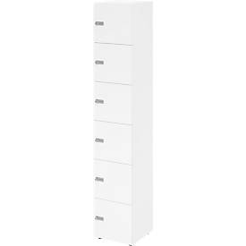 Kast 6OH wit,6xZS