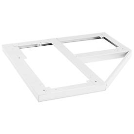 Schäfer Shop Genius stalen sokkel TETRIS WOOD, voor hoekkast B 800 mm, wit