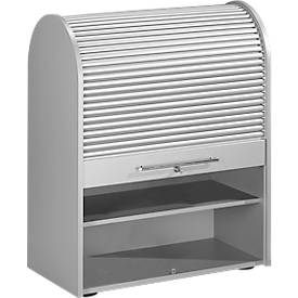 Rolluik voor universele kast, aluminium zilver