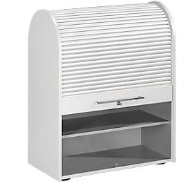 Romp universele kast, zonder rolluik, B 980/800 x D 450 x H 800/980 mm, wit