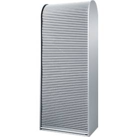 Romp archiefkast B 800 x D 500 x H 2020 mm, aluminium zilver