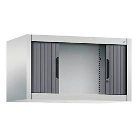 C und P C+P Omnispace rolluikkast, H450B800T420 mm, lichtgrijs/zwartgrijs