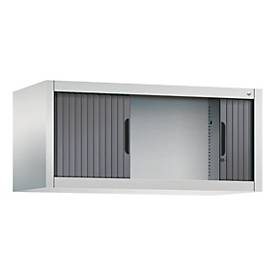 C und P C+P Omnispace rolluikkast, H450B1000D420 mm, lichtgrijs/zwartgrijs