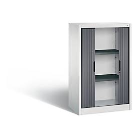 C und P C+P Omnispace rolluikkast, H1230B800T420 mm, lichtgrijs/zwartgrijs