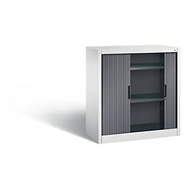 C und P C+P Omnispace rolluikkast, H1030B1000T420 mm, lichtgrijs/zwartgrijs