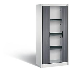 C und P C+P Omnispace rolluikkast, H1660B800T420 mm, lichtgrijs/zwartgrijs