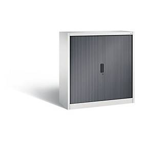 C und P C+P Omnispace rolluikkast, H1230B1200T420 mm, lichtgrijs/zwartgrijs