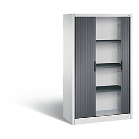 C und P C+P Omnispace rolluikkast, H1660B1000T420 mm, lichtgrijs/zwartgrijs
