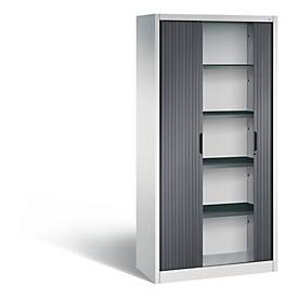 C und P C+P Omnispace rolluikkast, H1980B1000T420 mm, lichtgrijs/zwartgrijs