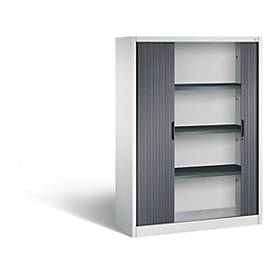 C und P C+P Omnispace rolluikkast, H1660B1200T420 mm, lichtgrijs/zwartgrijs