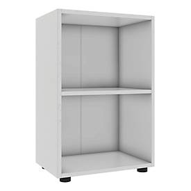 Boekenkast - hout - B 490 x D 320 x H 740 mm - wit