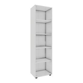 Boekenkast - hout - B 490 x D 320 x H 1780 mm - wit