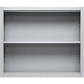 Schäfer Shop Select bovenschap MS, 2 OH, B 800 x D 400 x H 800 mm, plaatstaal, lichtgrijs