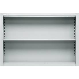 Schäfer Shop Select bovenschap MS, 2 OH, B 1200 x D 400 x H 800 mm, plaatstaal, lichtgrijs