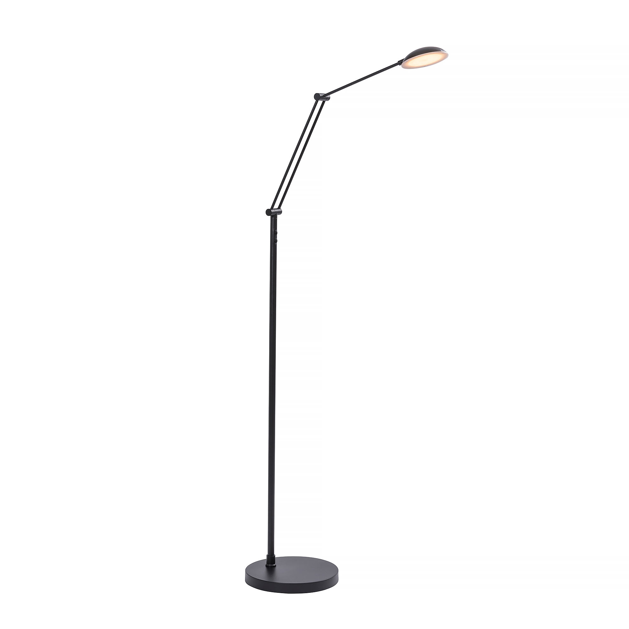 Artdelight Vloerlamp Palermo H 135 cm zwart