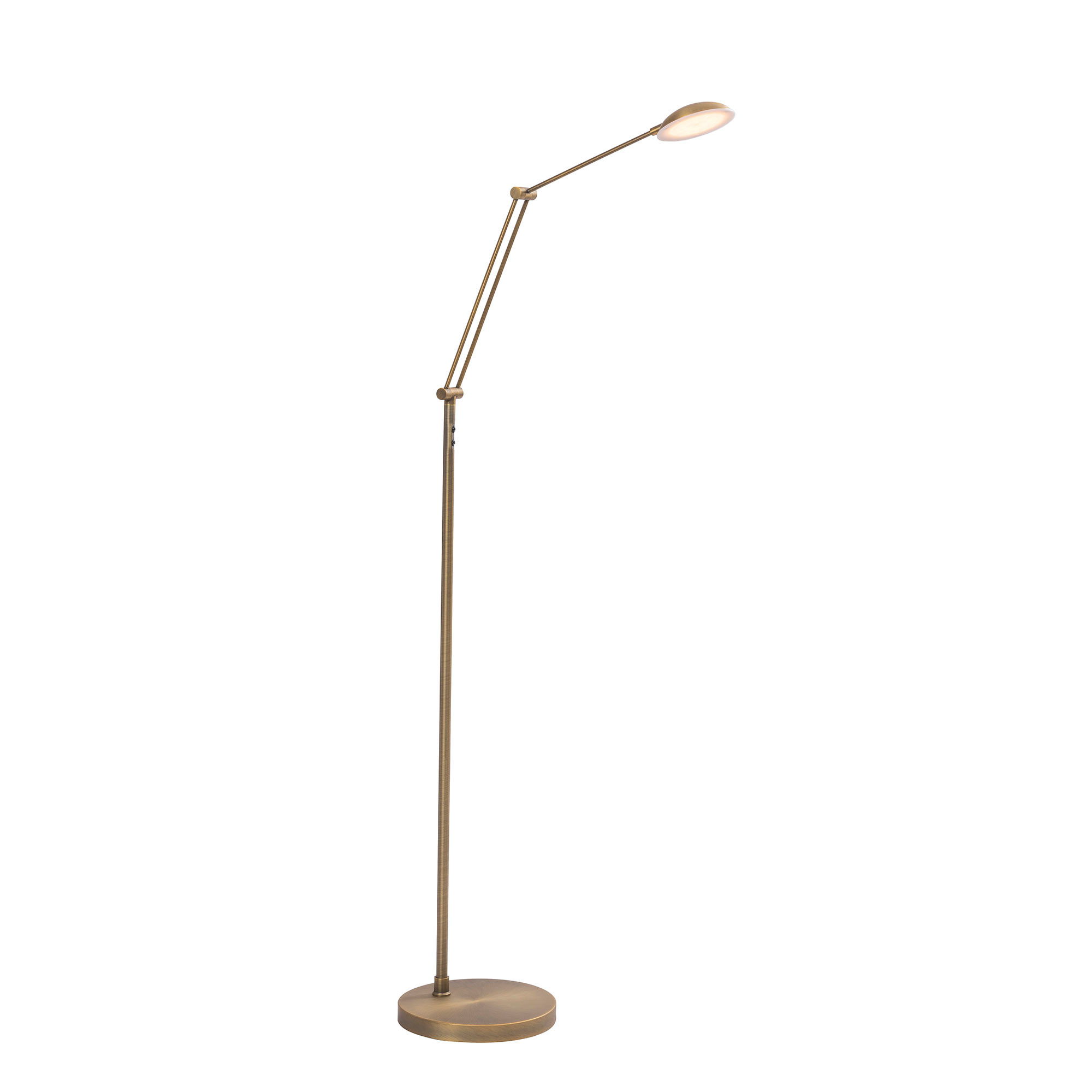 Artdelight Vloerlamp Palermo H 135 cm antiek brons