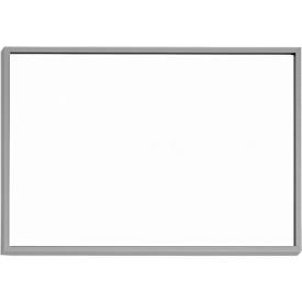 Moedel Leit- und Orientierungssysteme moedel deurbord Madrid, DIN A6, liggend formaat, aluminium frame, polyester afdekplaat, zelfklevende bevestiging, B 150,5 x H 105,5 mm, zilver