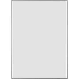 Moedel Leit- und Orientierungssysteme moedel wandbord Madrid, DIN A4, staand formaat, geanodiseerd, zelfklevend of schroefbevestiging, B 212,5 x H 299,5 mm, met inzetstuk, zilver