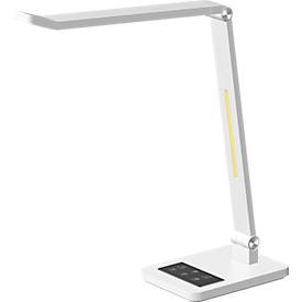 Hansa-by-styro Hansa Tide LED tafellamp, instelbare kleurtemperatuur, geheugenfunctie, grijs-metallic/wit