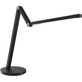 Hansa-by-styro LED-werklamp, dimbaar, 3.000-6.300 K, tiptoetsbediening, zwart