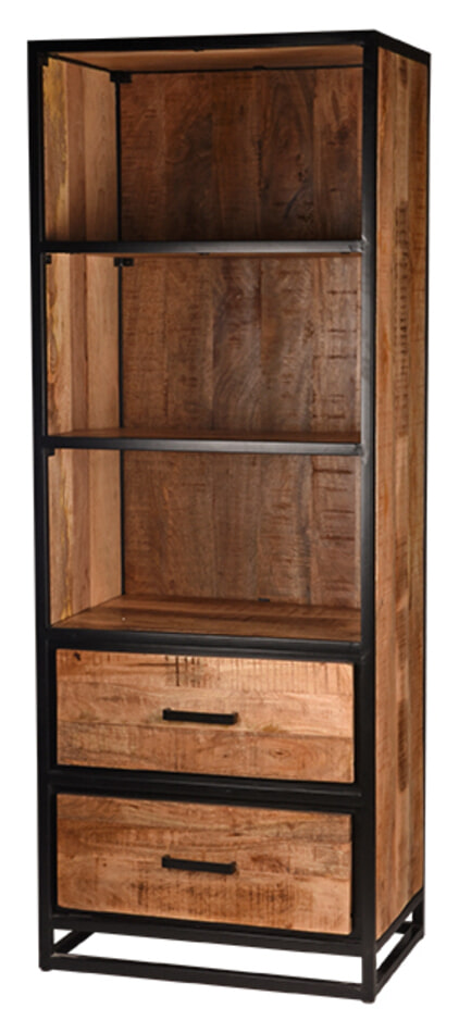 LABEL51 Wandkast Tampa Mangohout, 185 x 70cm - Rough