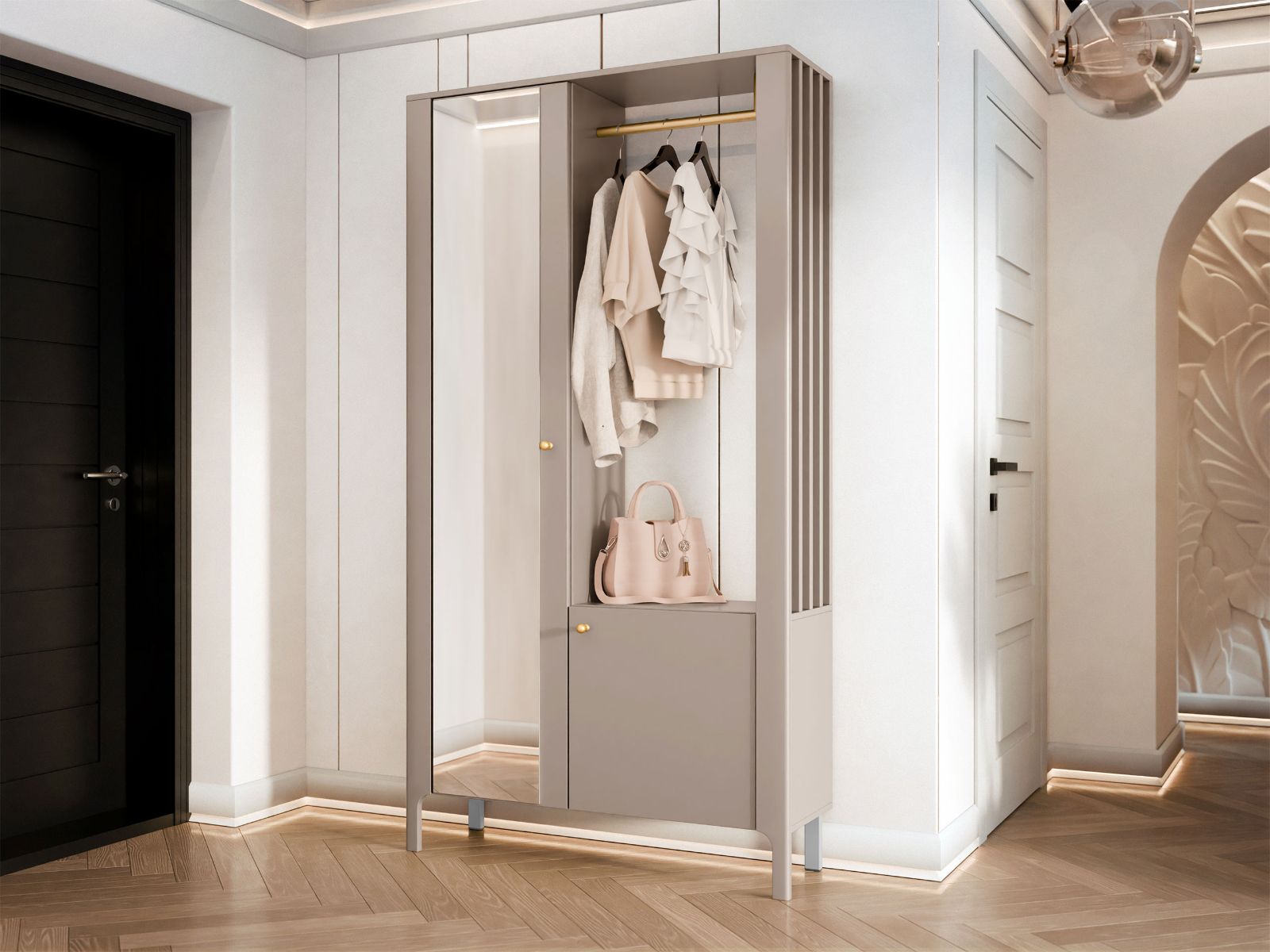 Mobistoxx Vestiaire MALONE 2 deuren kasjmier