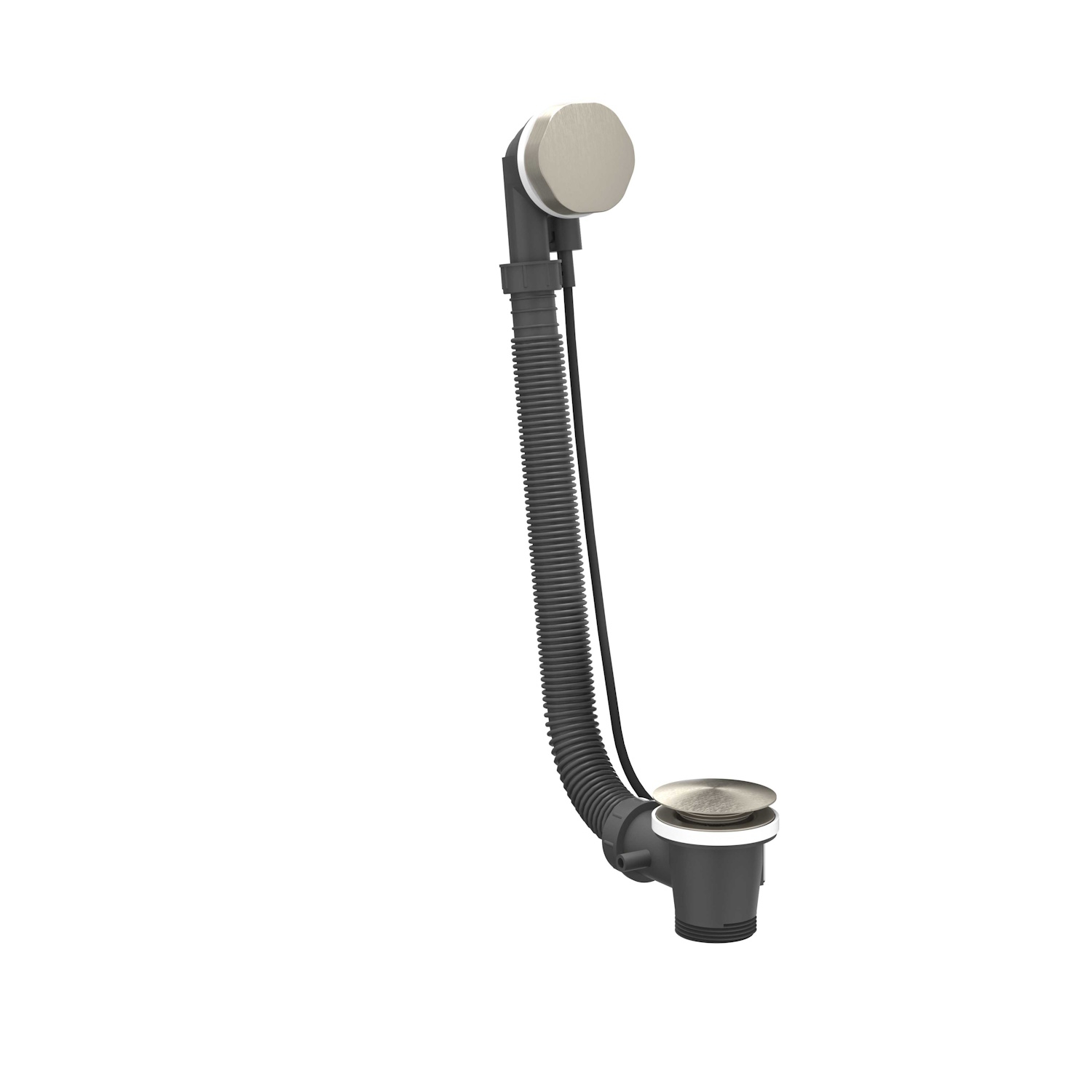 IVY Badoverloopset  Geborsteld Nickel PVD