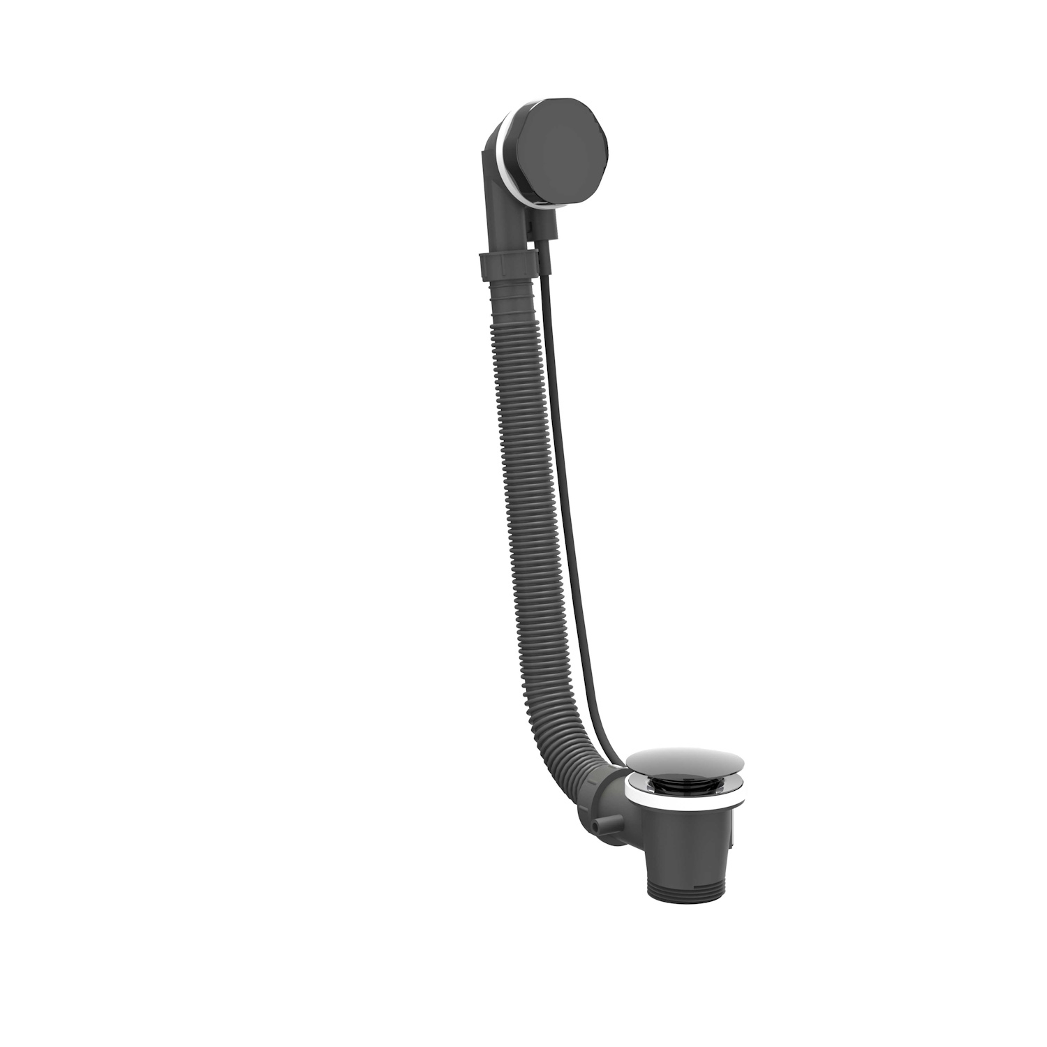 IVY Badoverloopset  Zwart Chroom PVD