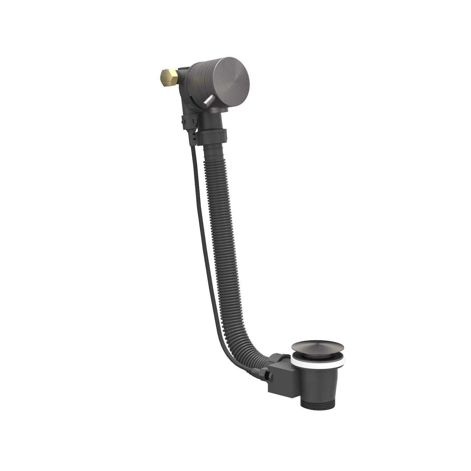 IVY Badoverloop Vulcombinatie  Geborsteld Metal Black PVD