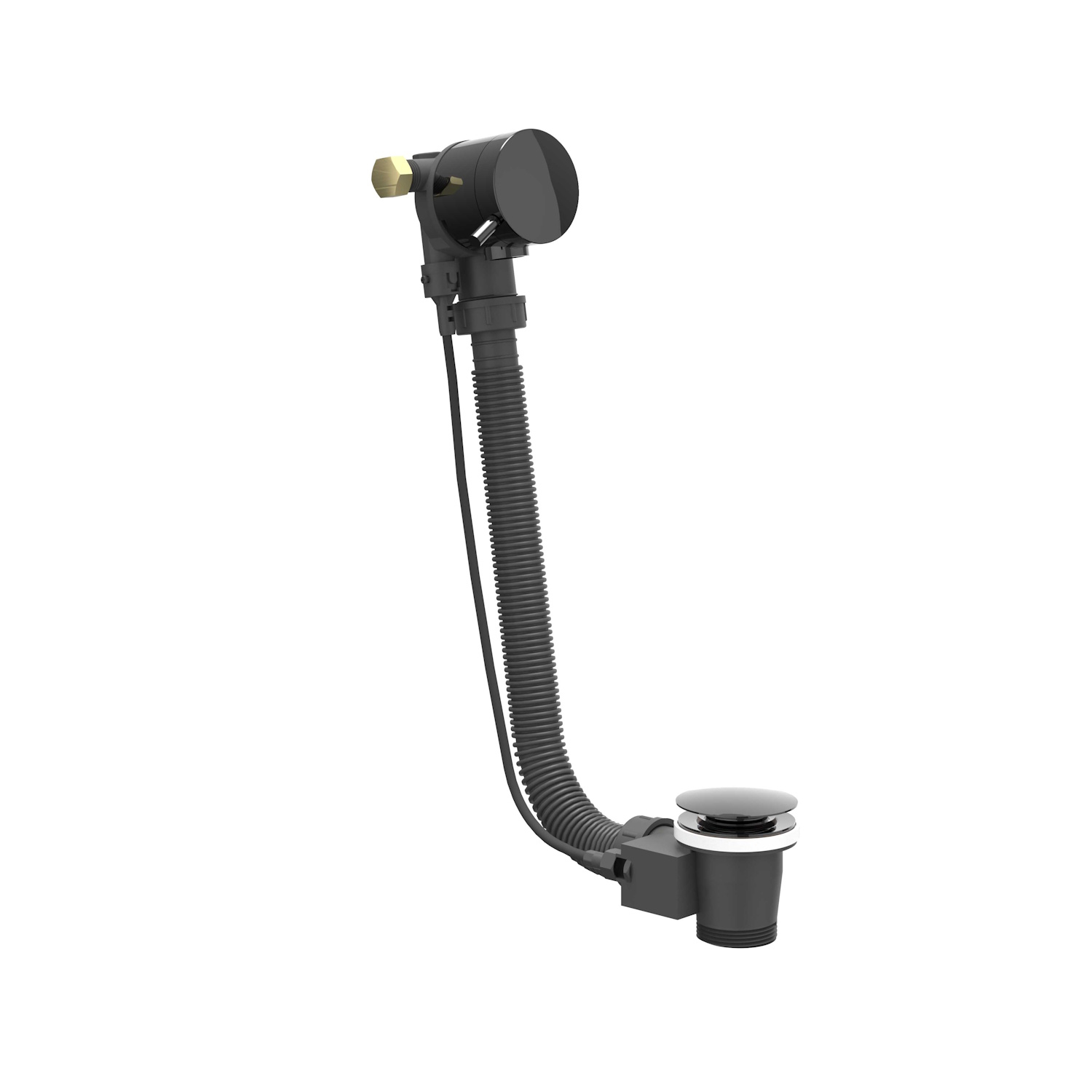 IVY Badoverloop Vulcombinatie  Zwart Chroom PVD