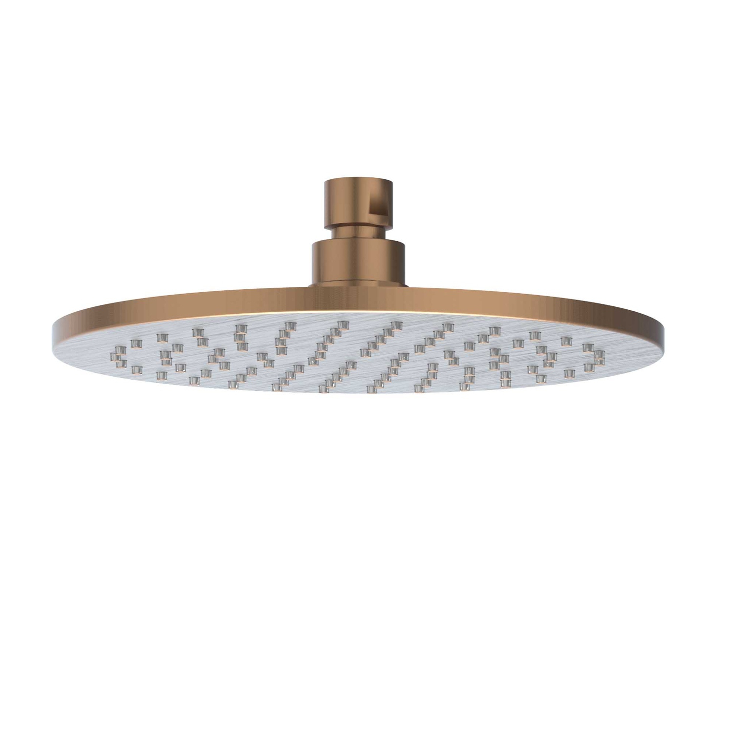 IVY Hoofddouche  Medium 30 cm Anti-Kalk Nozzels RVS316 Geborsteld Mat Koper PVD