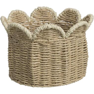 Leen Bakker Mand Scallop - off-white - 18xØ26 cm