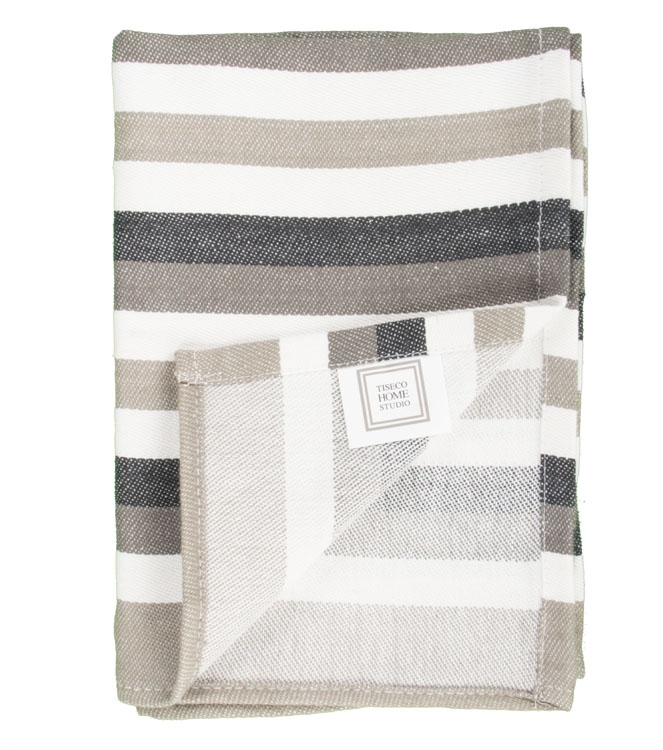 Home Living Theedoeken Zwart Multi (6 stuks)
