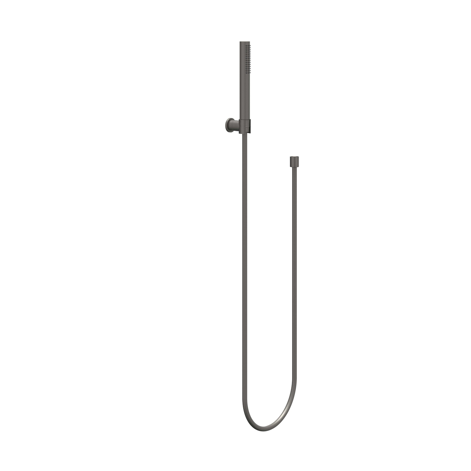 IVY Handdoucheset  Set Bestaande Uit Doucheslang 150 cm, Wandhouder En Staafhanddouche Geborsteld Metal Black PVD