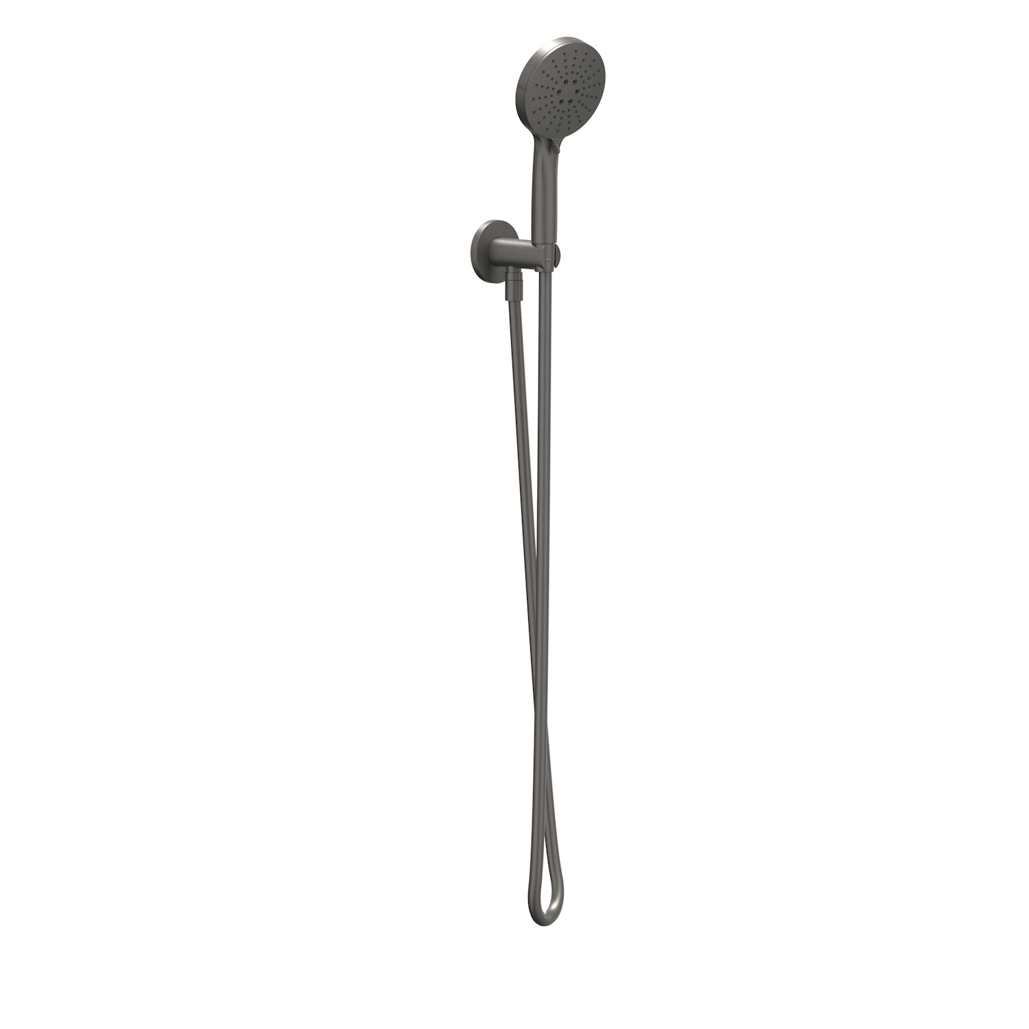 IVY Handdoucheset  Set Bestaande Uit Doucheslang 150 cm, Wandhouder Met Uitlaat En Staafhanddouche Geborsteld Metal Black PVD