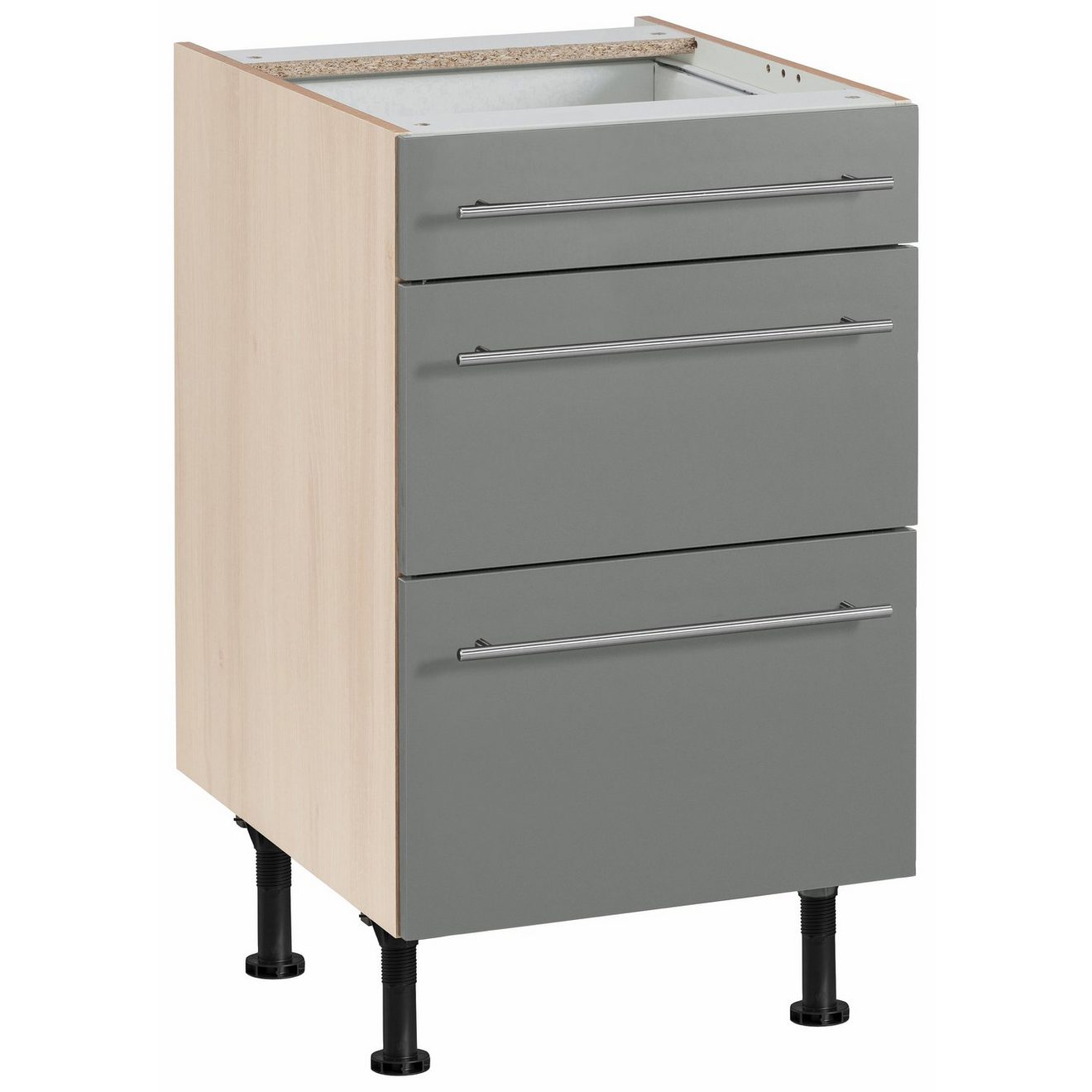 OPTIFIT Onderkast Bern 50 cm breed, met lade en 2 laden, in hoogte verstelbare poten