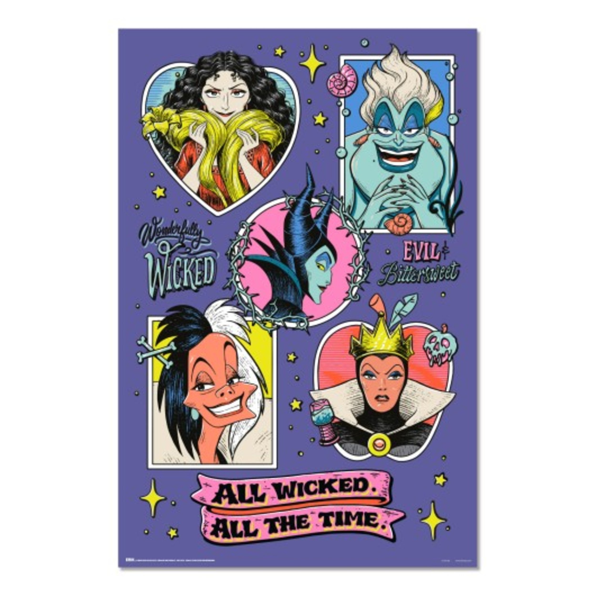 Grupo Erik Poster Disney Villains 61x91,5cm