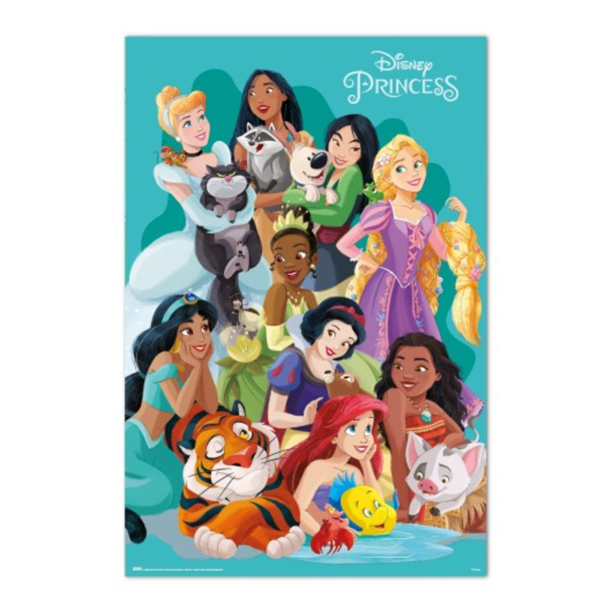 Grupo Erik Poster Disney Princesses and Pets 61x91,5cm