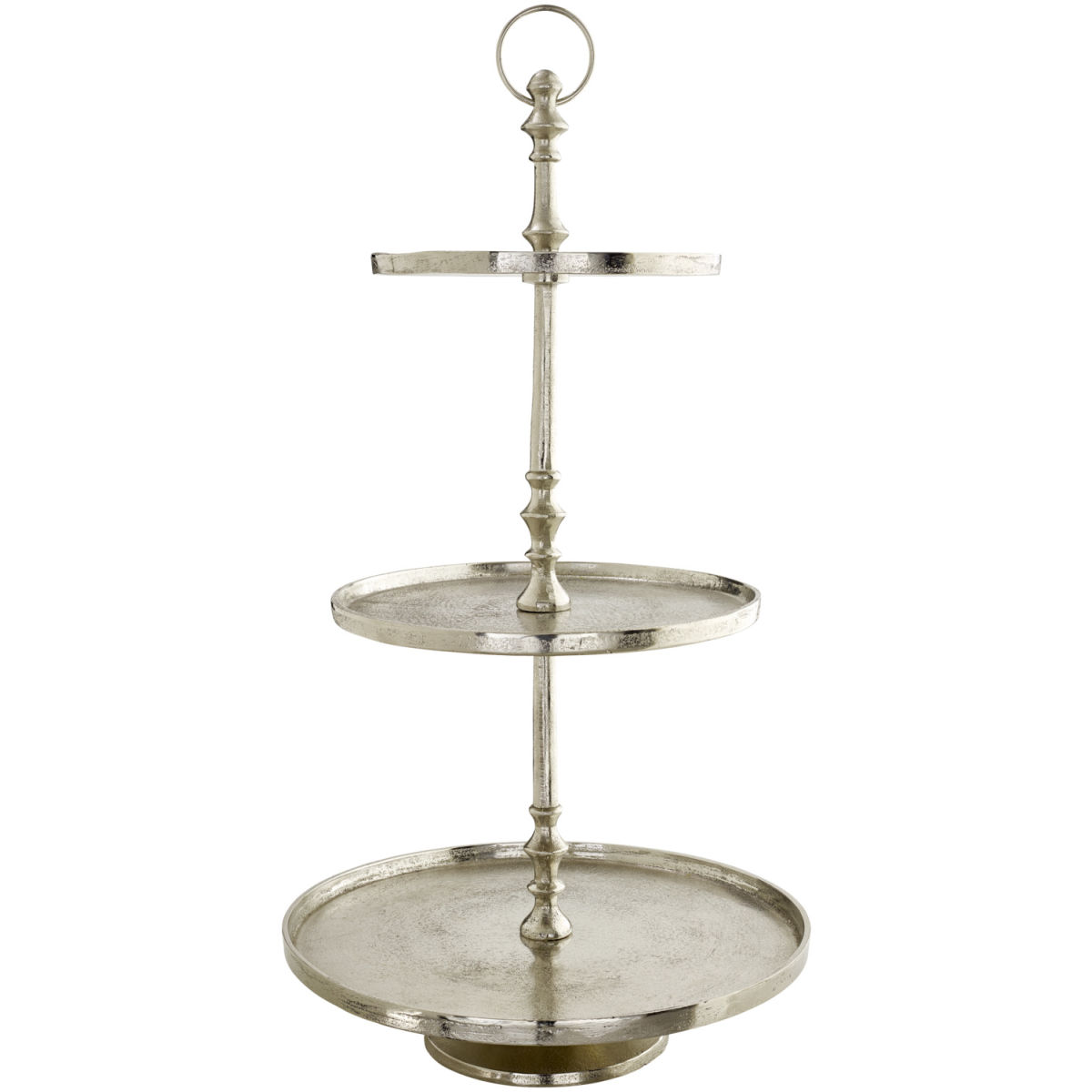 Vega Etagère Gloria middel; 41x76 cm (ØxH); zilver